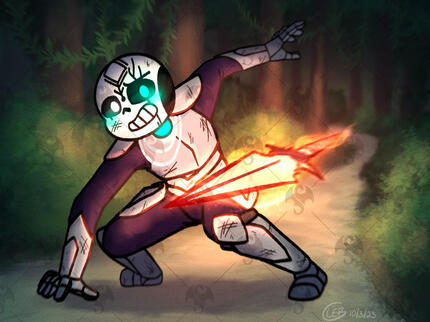 Background with Nature Landscape